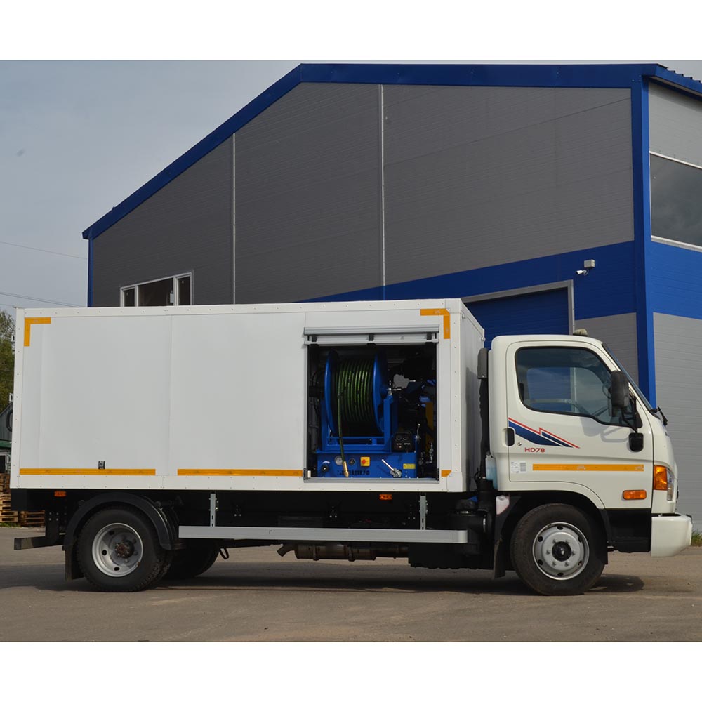 УВД Посейдон D67S-160-160-Ku-Reel на базе автомобиля Hyundai HD78 ПОСЕЙДОН  по лучшей цене с доставкой - интернет-магазин Прогрессивные решения