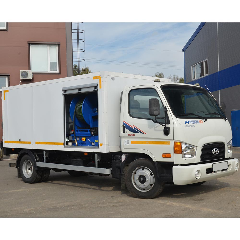 УВД Посейдон D67S-160-160-Ku-Reel на базе автомобиля Hyundai HD78 ПОСЕЙДОН  по лучшей цене с доставкой - интернет-магазин Прогрессивные решения